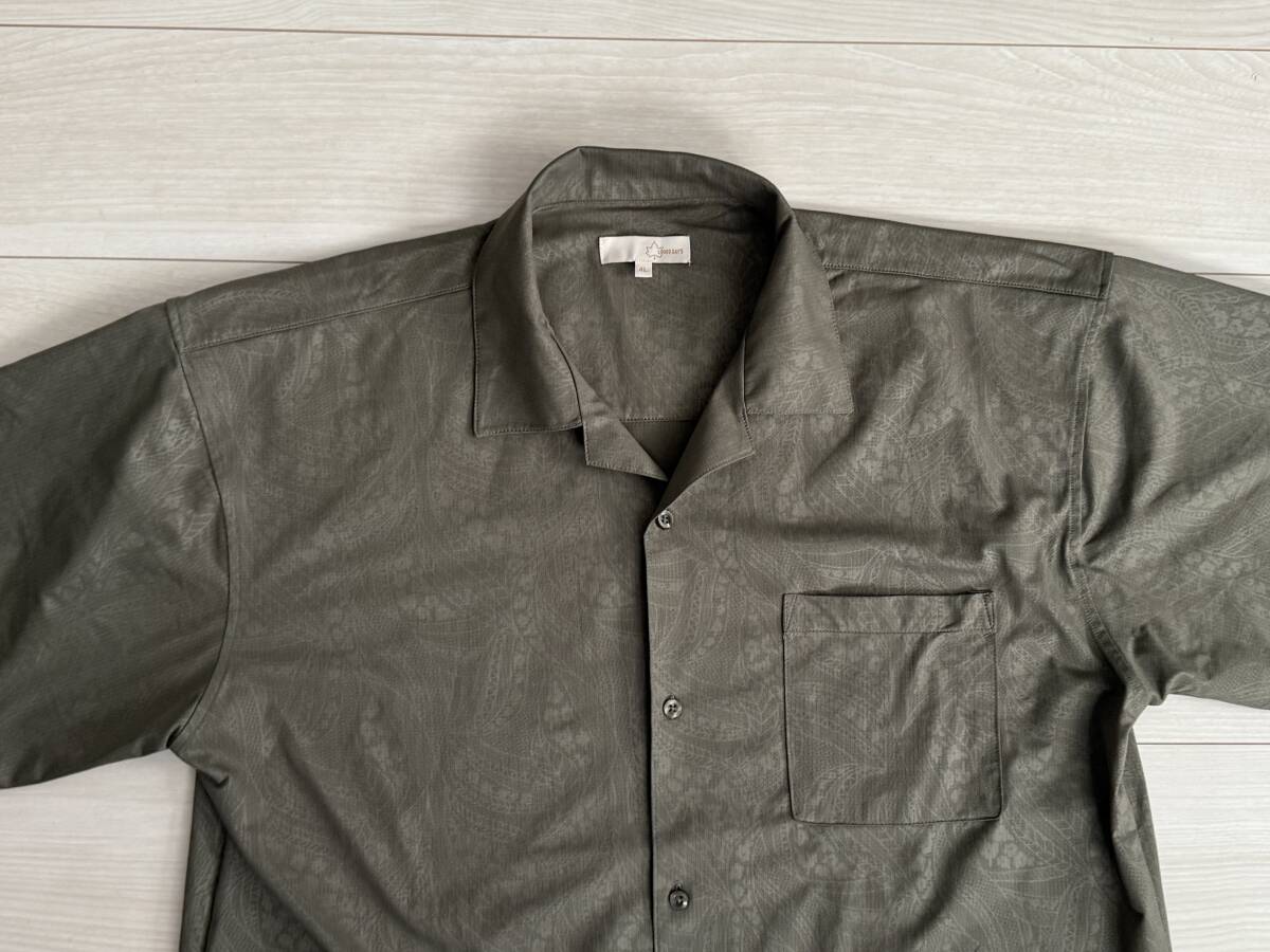 ★ロゴス デイズ LOGOS DAYS 半袖シャツ メンズ4L オリーブ 大きいサイズ★_画像2