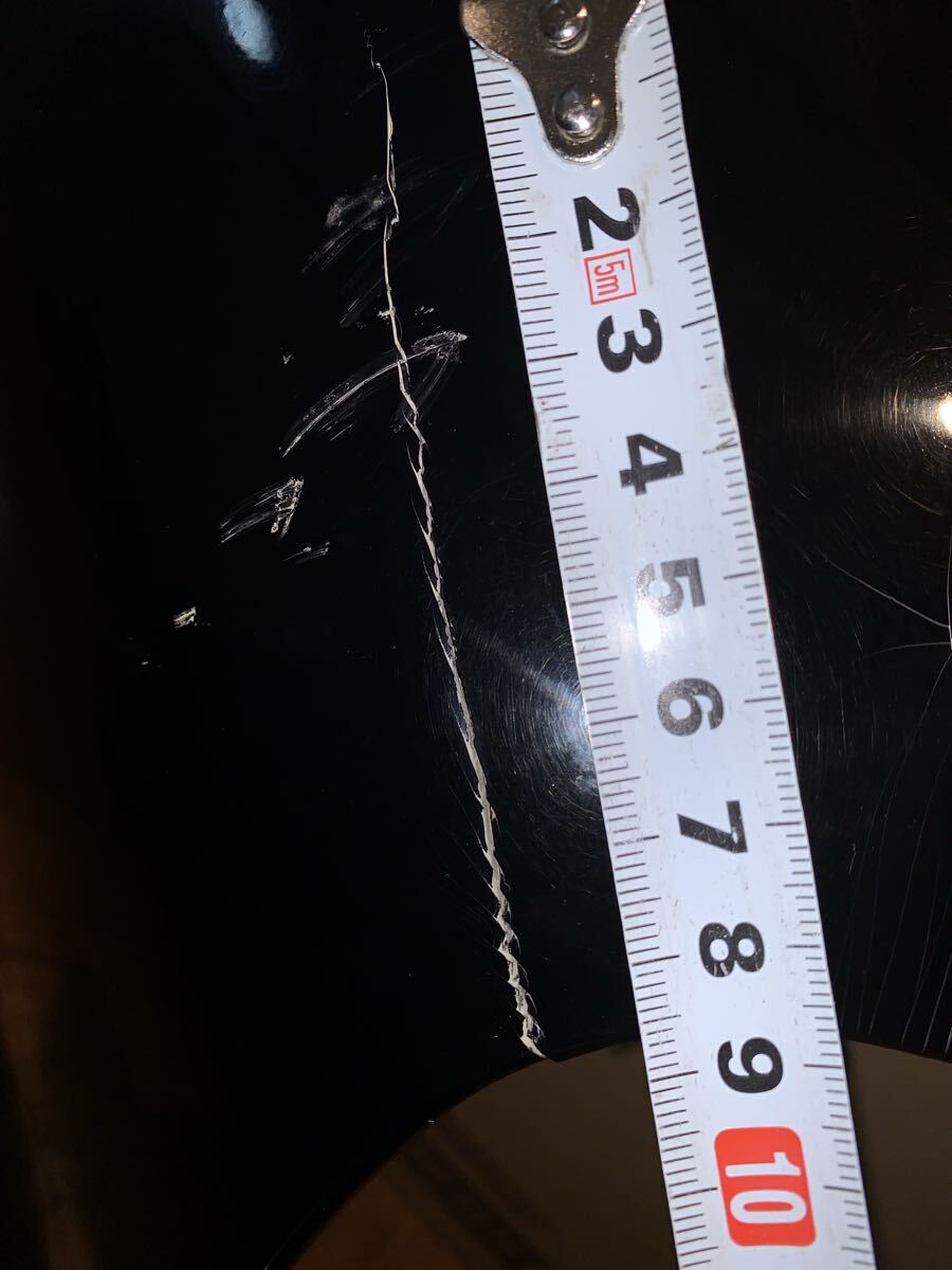 ZZR250 純正アッパーカウル・スクリーン・ウレタン塗料、プラリペア付き_画像9