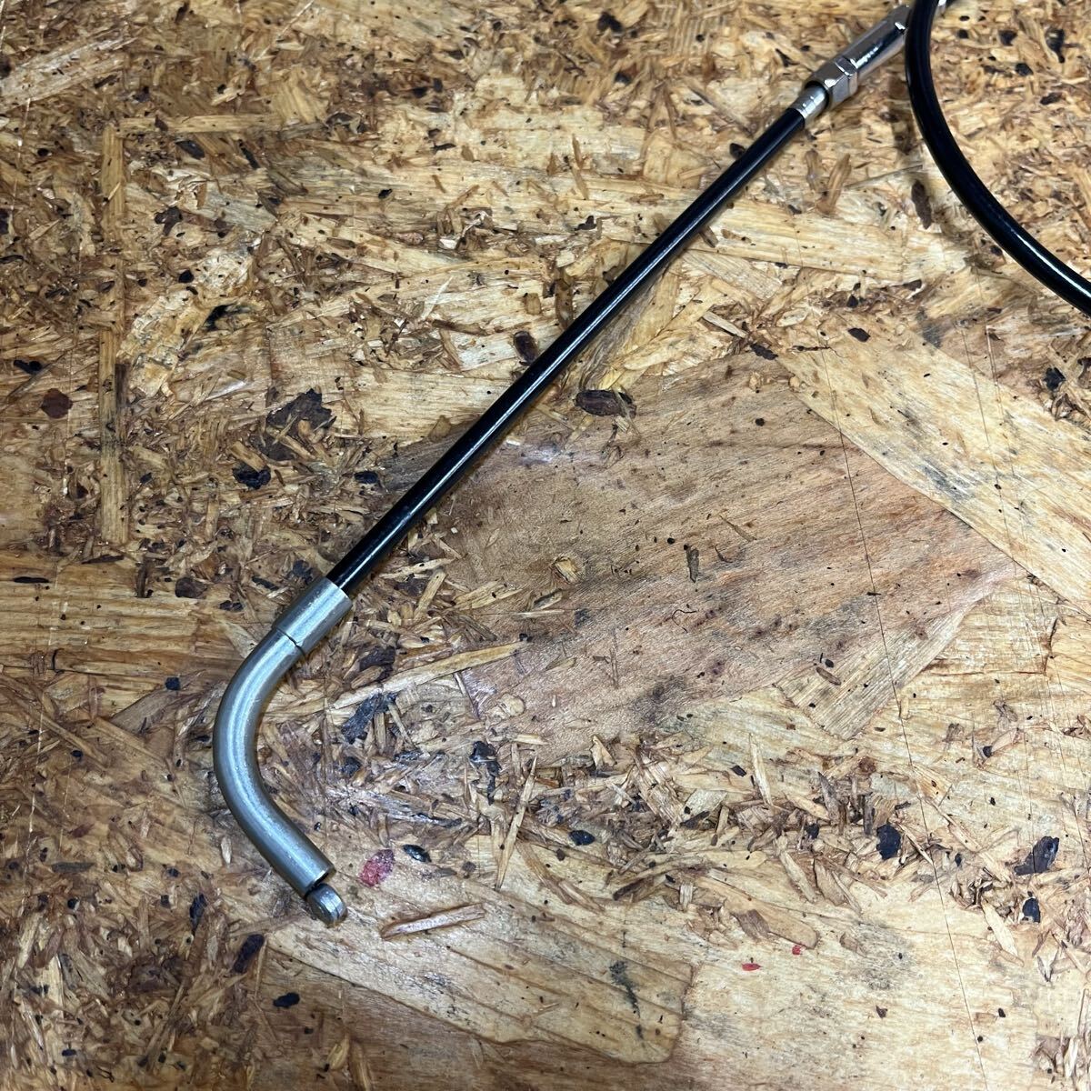 トライアンフ　スロットル　ワイヤー　ケーブル　44インチ　アクセル　ビンテージ　Triumph　BSA　TR6　モノブロックキャブレター(60_0439)_画像3