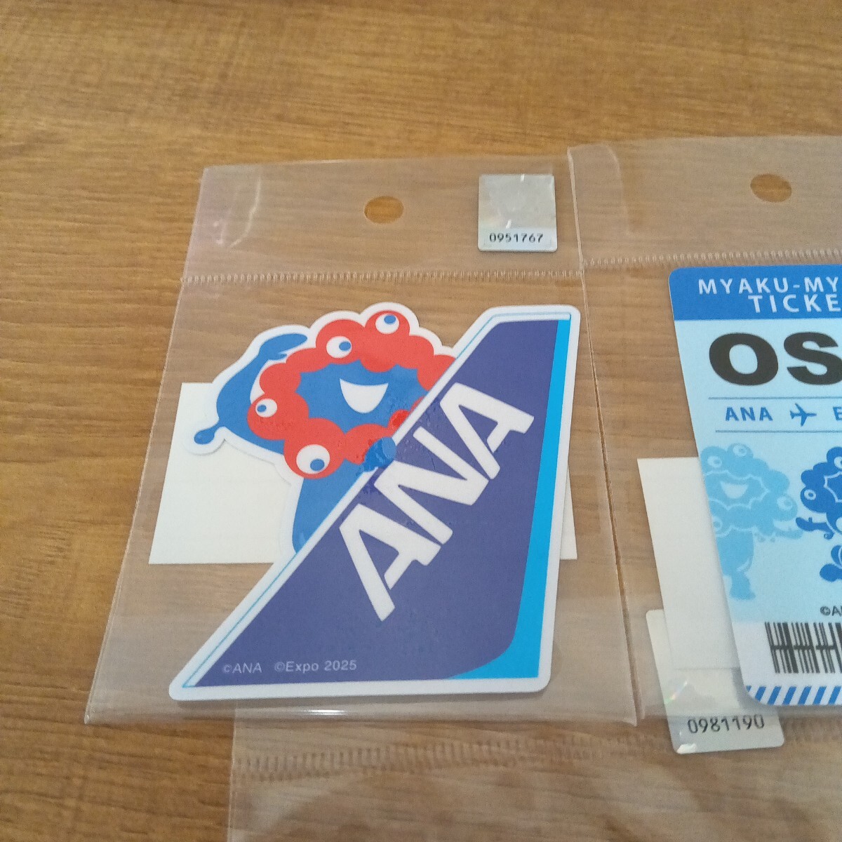 ANA Expo 2025 大阪万博ミャクミャク・コラボステッカー 全日空 シール コレクション EXPO2025 関西万博 未使用 未開封 3枚 万博閉幕_画像4