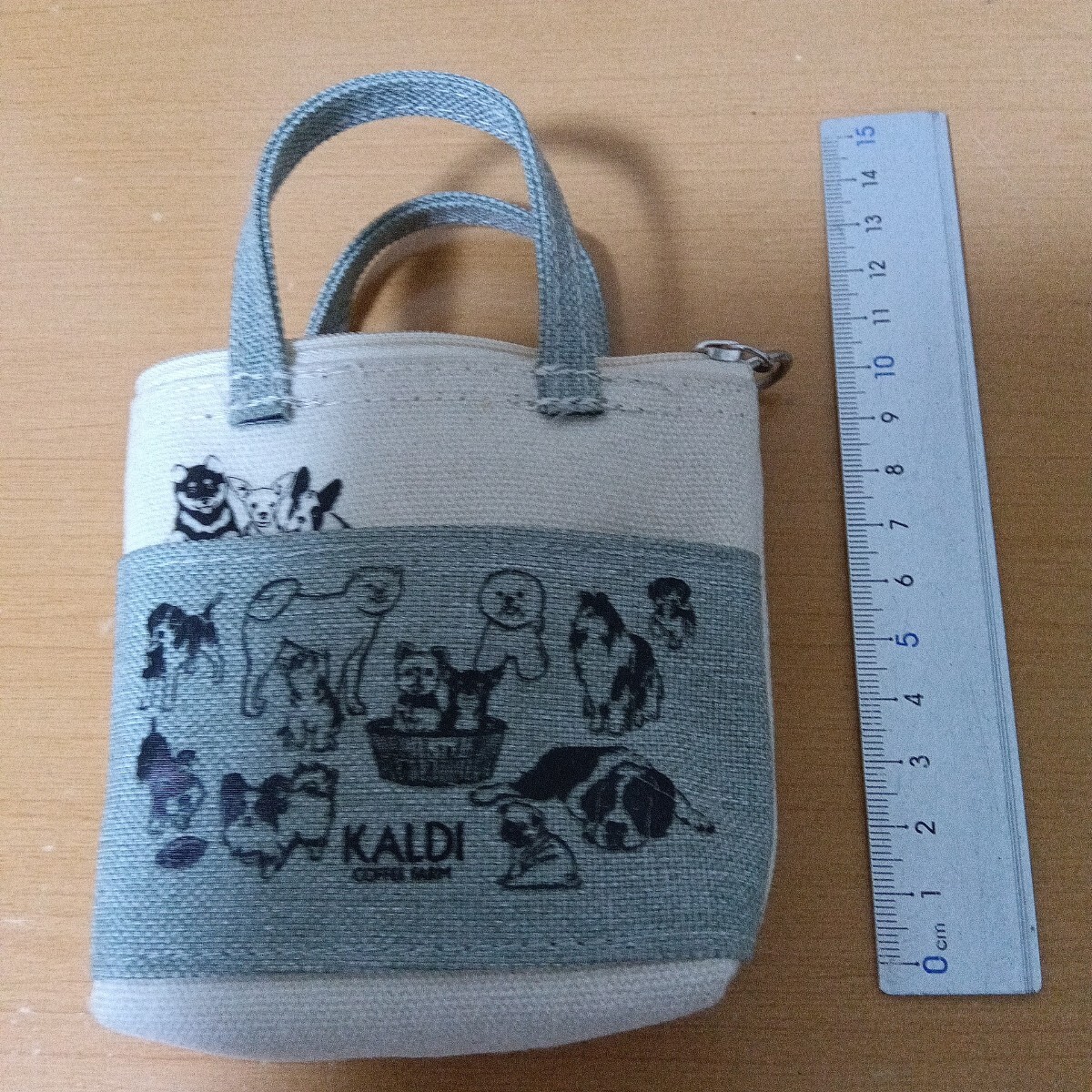 カルディ KALDI いぬの日 犬 ミニバック コレクション 限定品 小物入れ 未使用 札なし ポーチ_画像7