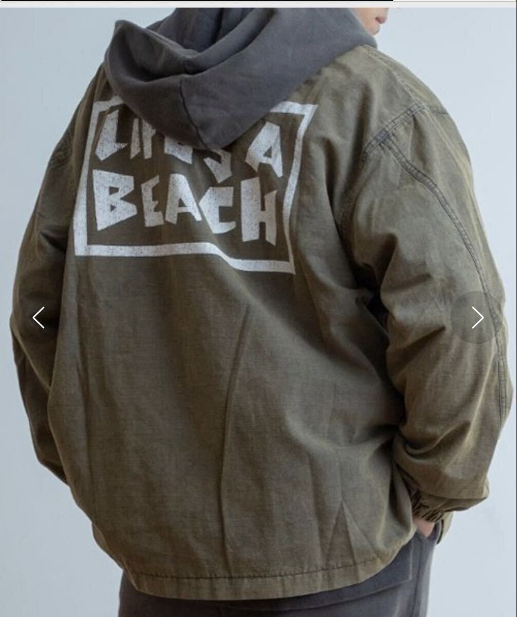 Universal Style Wear × Life's a Beach / ライフズアビーチ コラボ コーチジャケット_画像7