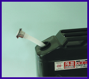 《數(shù)量限定》ガソリン攜行缶★10L◆消防法適合品◆縦型◆メルテック◆FK-10◆大自工業(yè)◆