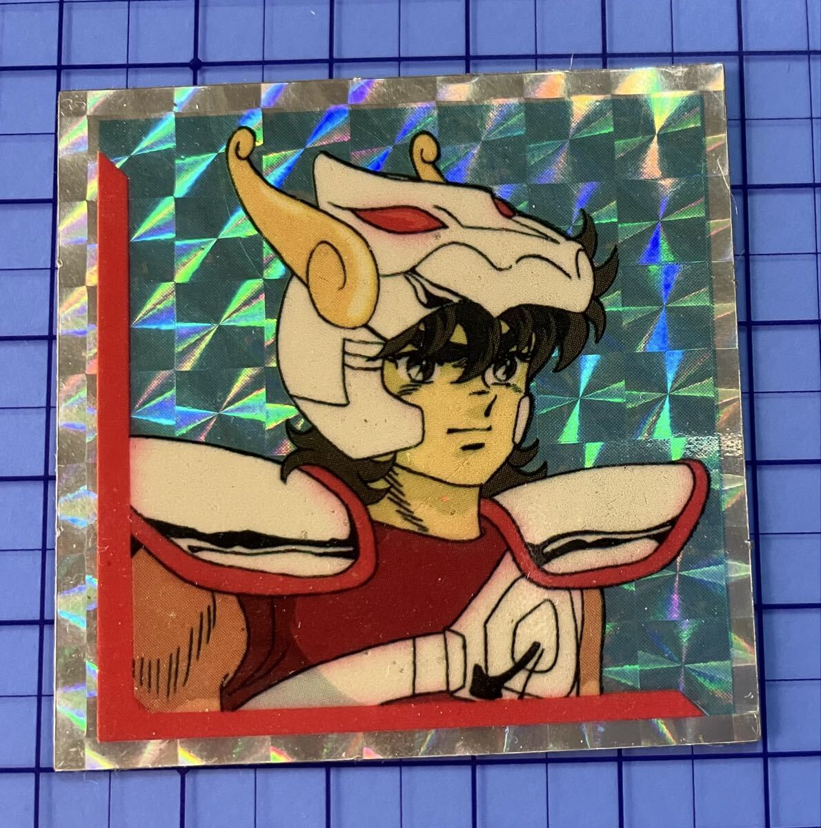 状態B 裏青 聖闘士星矢 聖闘士復活 アマダ マイナーシール_画像1