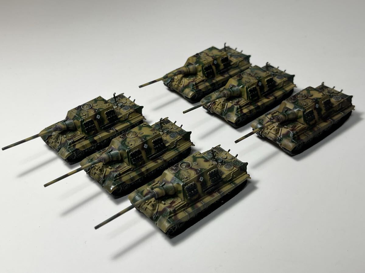 1/144 DOYUSHA 童友社 CAN。DO DRAGON マイクロアーマー 第5弾 ドイツ JAGDPANZER ヤークトタイガー 第653重駆逐戦車大隊 032 ×6_画像1