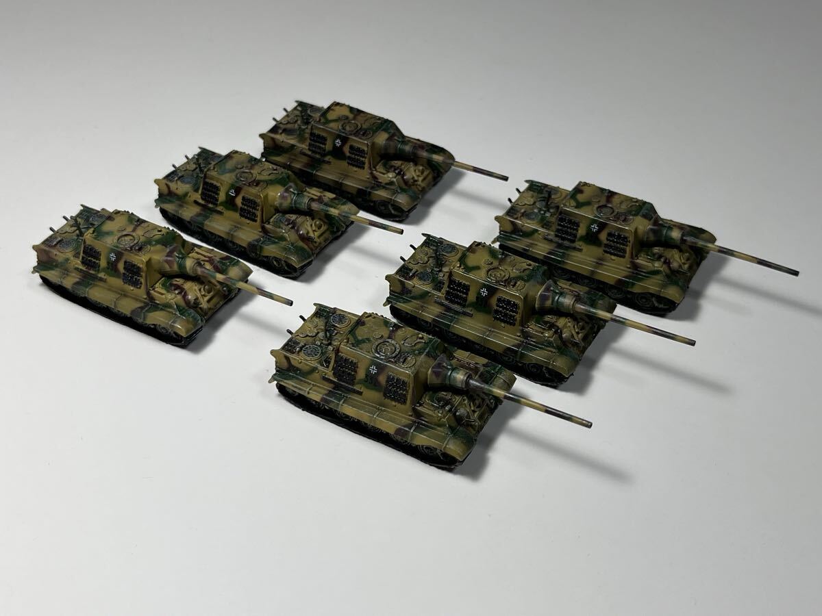 1/144 DOYUSHA 童友社 CAN。DO DRAGON マイクロアーマー 第5弾 ドイツ JAGDPANZER ヤークトタイガー 第653重駆逐戦車大隊 032 ×6_画像2
