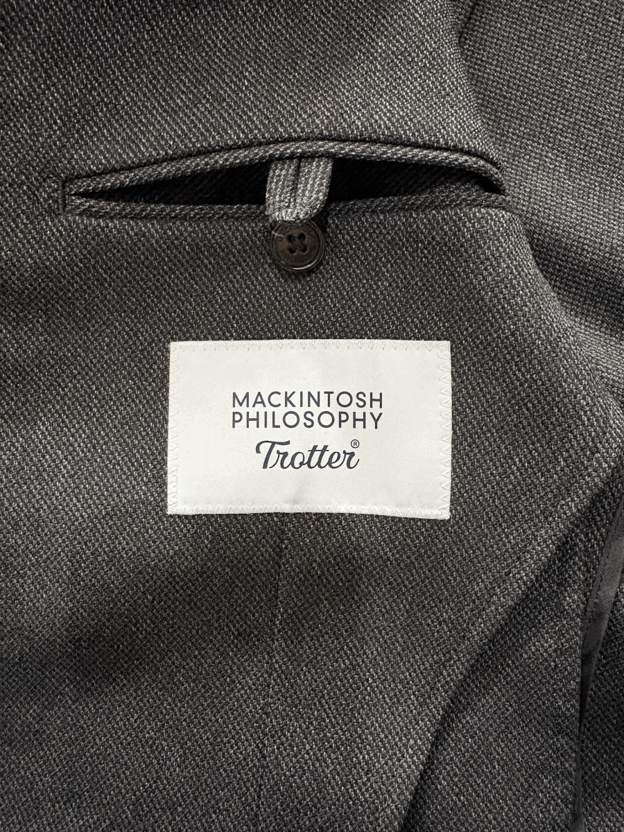 MACKINTOSH PHILOSOPHYトロッタージャケットグレー40R_画像2