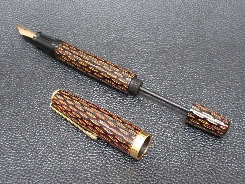 PE1008◆横浜古物◆ 万年筆 WARRANTED 585 14KARATの画像8