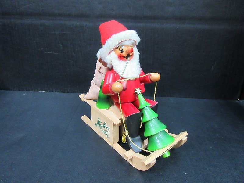 D3* Yokohama старый предмет * музыкальная шкатулка дракон ju Santa Claus 