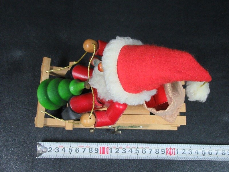 D3* Yokohama старый предмет * музыкальная шкатулка дракон ju Santa Claus 