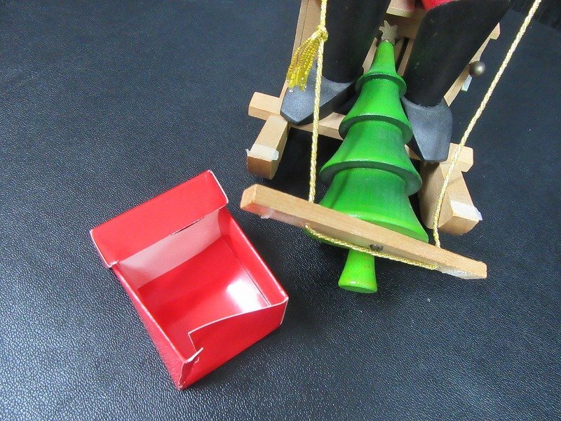 D3* Yokohama старый предмет * музыкальная шкатулка дракон ju Santa Claus 