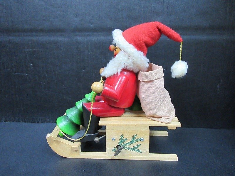 D3* Yokohama старый предмет * музыкальная шкатулка дракон ju Santa Claus 