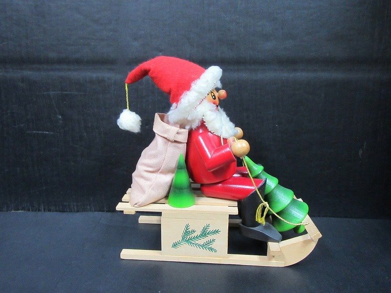 D3* Yokohama старый предмет * музыкальная шкатулка дракон ju Santa Claus 