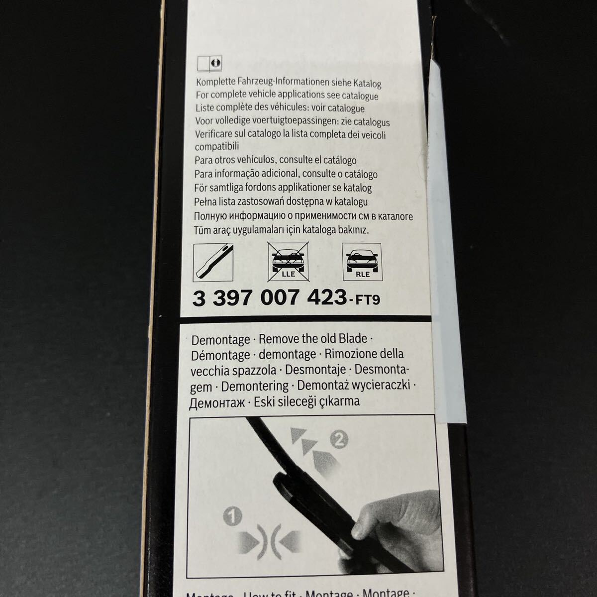 ボッシュ C-3036 ◎ シトロエン C3 ワイパーブレードセットエアロツイン「A423S」3397007423 未使用 BOSCH_画像6