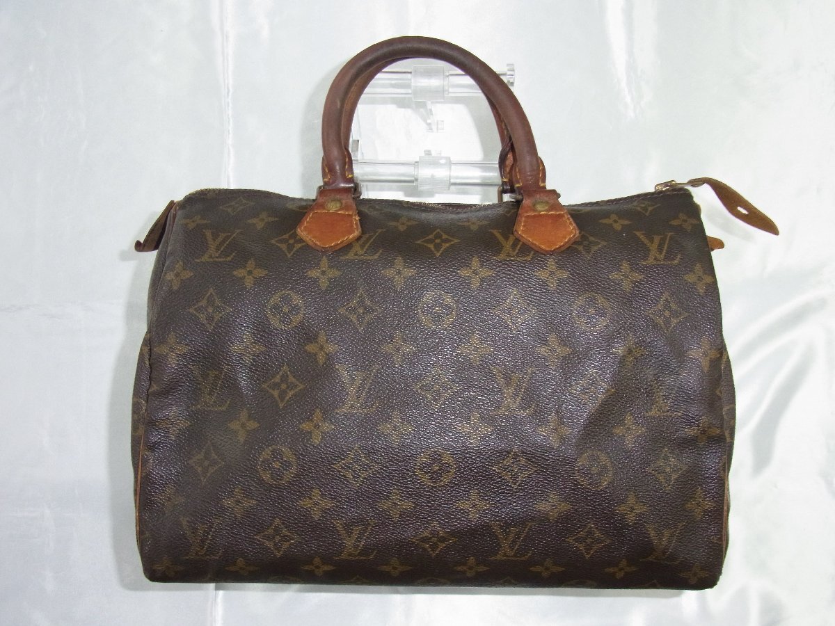 ルイ・ヴィトン LouisVuitton ハンドバッグ スピーディ30 モノグラム PVCレザー M41526 VI874 中古品_画像1