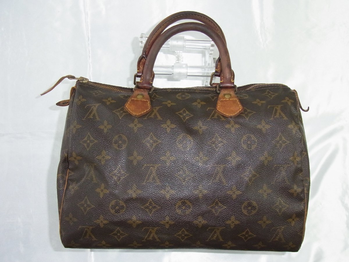 ルイ・ヴィトン LouisVuitton ハンドバッグ スピーディ30 モノグラム PVCレザー M41526 VI874 中古品_画像2