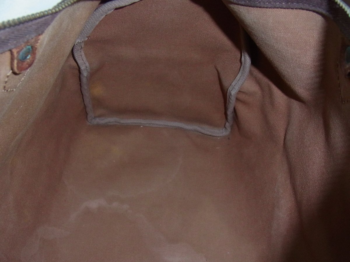 ルイ・ヴィトン LouisVuitton 【プル取れ】ハンドバッグ スピーディ40 モノグラム PVCレザー エクレール金具 M41522 製番不明 中古品_画像9