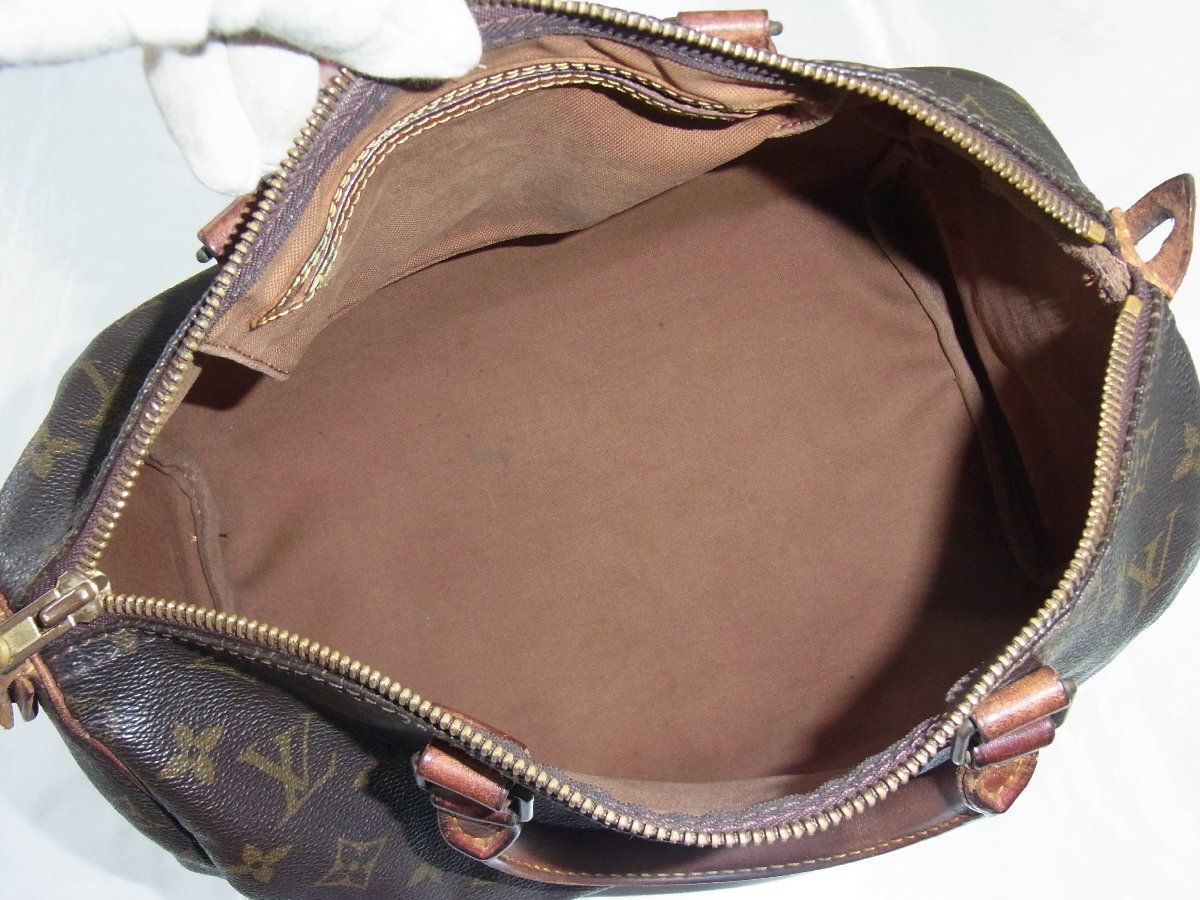 ルイ・ヴィトン LouisVuitton ハンドバッグ スピーディ30 モノグラム PVCレザー M41526 VI874 中古品_画像8