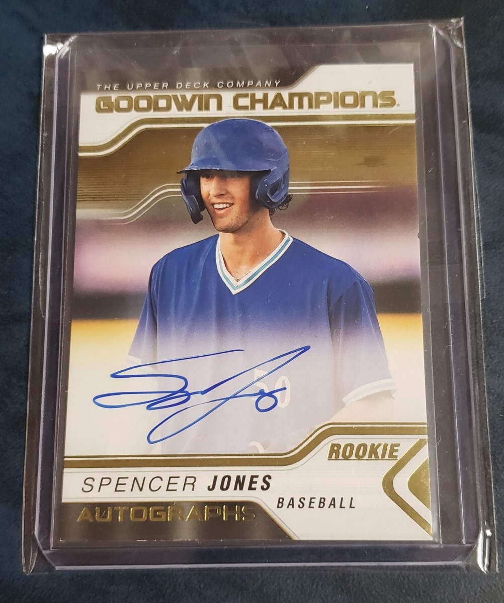 2023 Upper Deck Goodwin Champions Spencer Jones RC Auto 直筆サインカード ルーキーの画像1