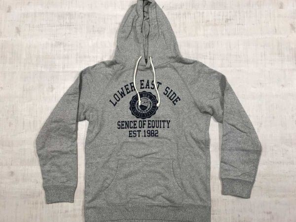 レイジブルー RAGEBLUE ドメスティック 00s アメカジ カレッジ 古着 プルオーバー スウェット パーカー メンズ コットン100% L グレー_画像1