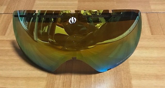 ☆即決☆新品☆ELECTRIC スペアレンズ EG-2.5 BRONZE/GOLD CHROME ブロンズ/ゴールド ミラーレンズ 旧ロゴ激安品77%OFF_画像2