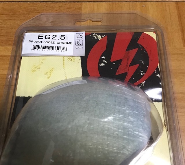 ☆即決☆新品☆ELECTRIC スペアレンズ EG-2.5 BRONZE/GOLD CHROME ブロンズ/ゴールド ミラーレンズ 旧ロゴ激安品77%OFF_画像4