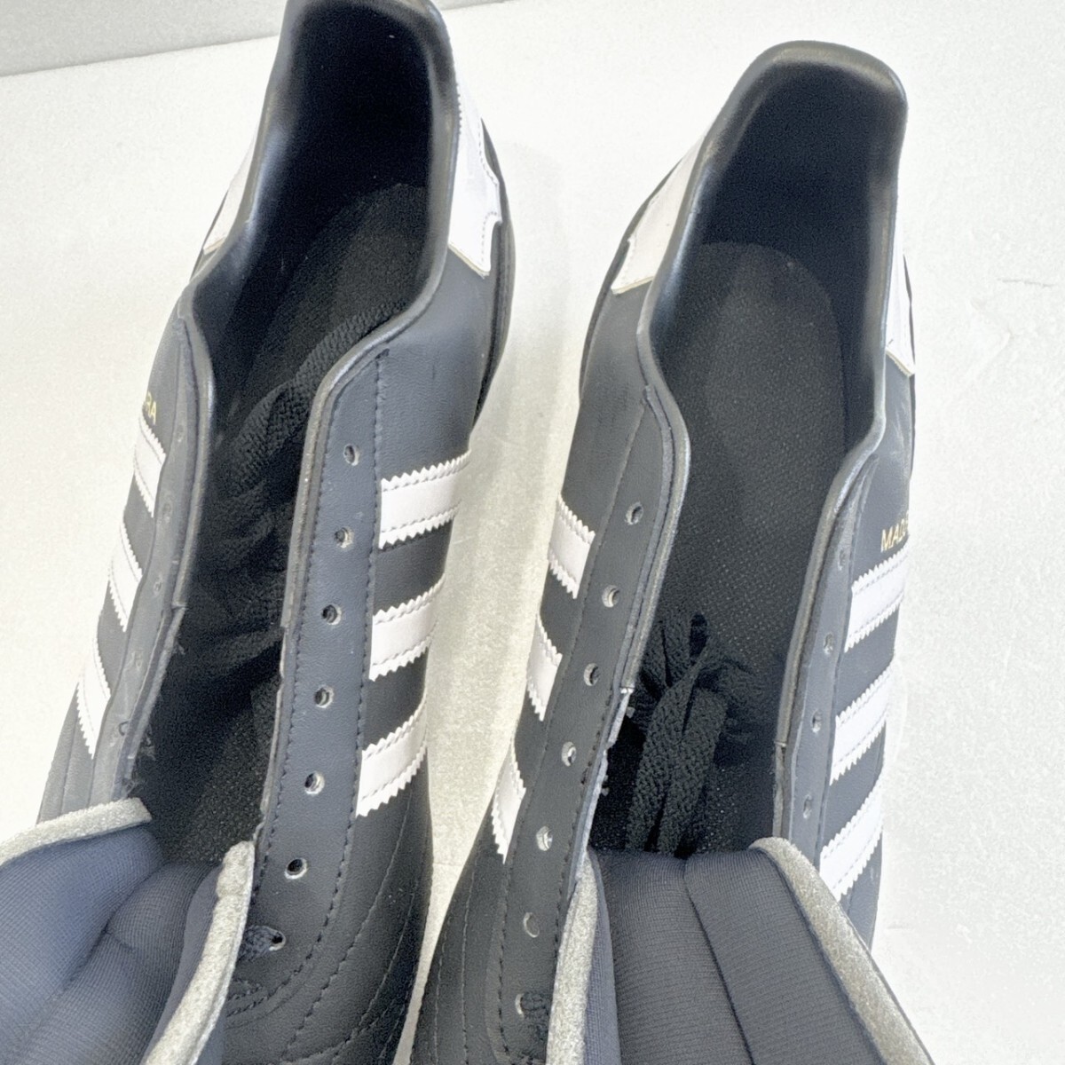  почти не использовался товар adidas Adidas черный подлинная вещь SC9511 BR MADURA 26.5cm SOCCER MULTI-STUDED Vintage retro 