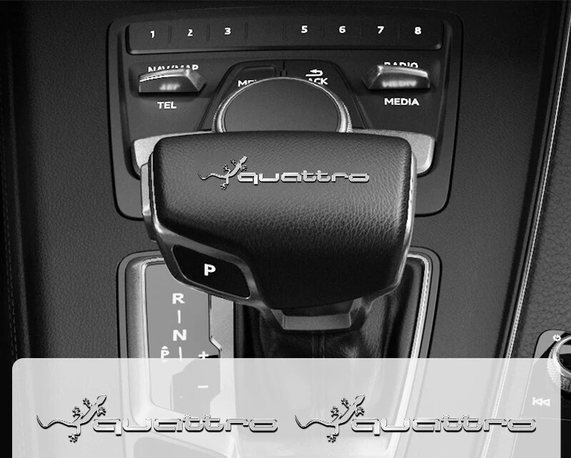 アウディ quattro(クワトロ) メッキ調 ミニステッカー 2P■A1 A3 A4 B5 B6 B7 B8 A5 C5 A6 C6 c7 A7 A8 A1 V8 Q3 Q5 Q7 SQ5 S-line RS_画像6