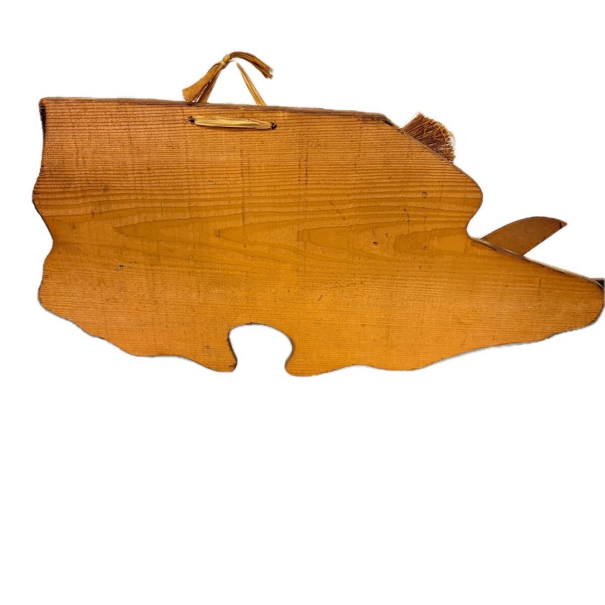 なまはげ 木彫 魔除け お面 縁起物 和風 壁掛け 鬼 秋田県 伝統 工芸品 男鹿 厄除け なまはげセット_画像4