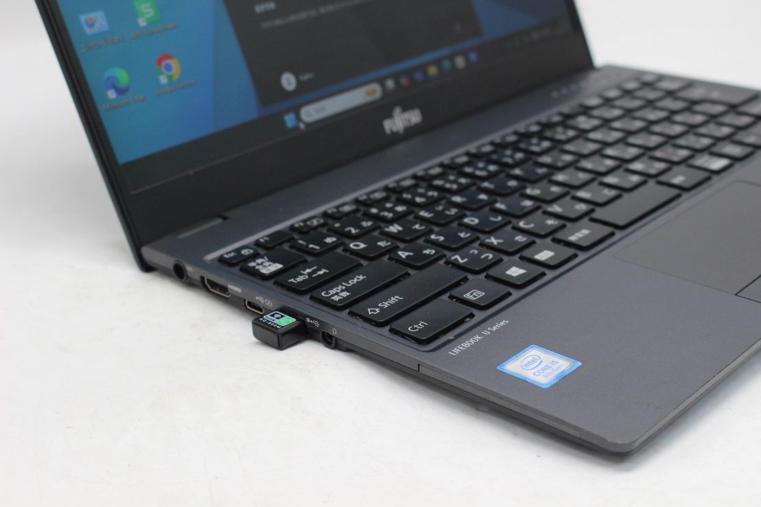良品 フルHD タッチ 13.3型 Fujitsu LIFEBOOK U938S Windows11 第8世代 i5-8350u 8GB 128GB-SSD カメラ Office付き 中古パソコン 管:1021s_画像6