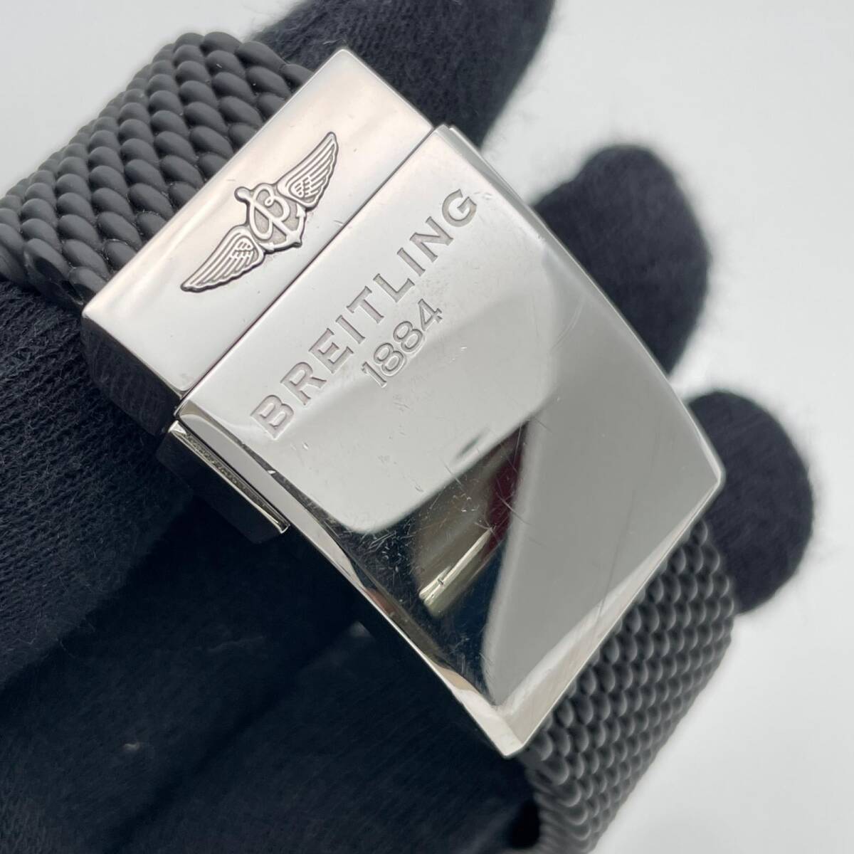 ブライトリング スーパーオーシャンヘリテージ AB0162 クロノグラフ 裏スケ シースルーバック 自動巻 メンズ 腕時計 BREITLING 中古 ◆2008_画像5