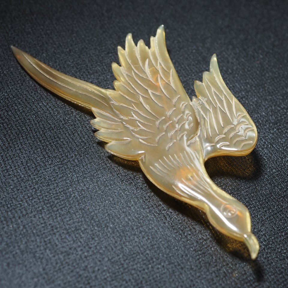◆即決あり◆ べっ甲風 ブローチ 鳥 モチーフ アクセサリー 婦人 バッジ アクセサリー 服飾雑貨 「00000」_画像2