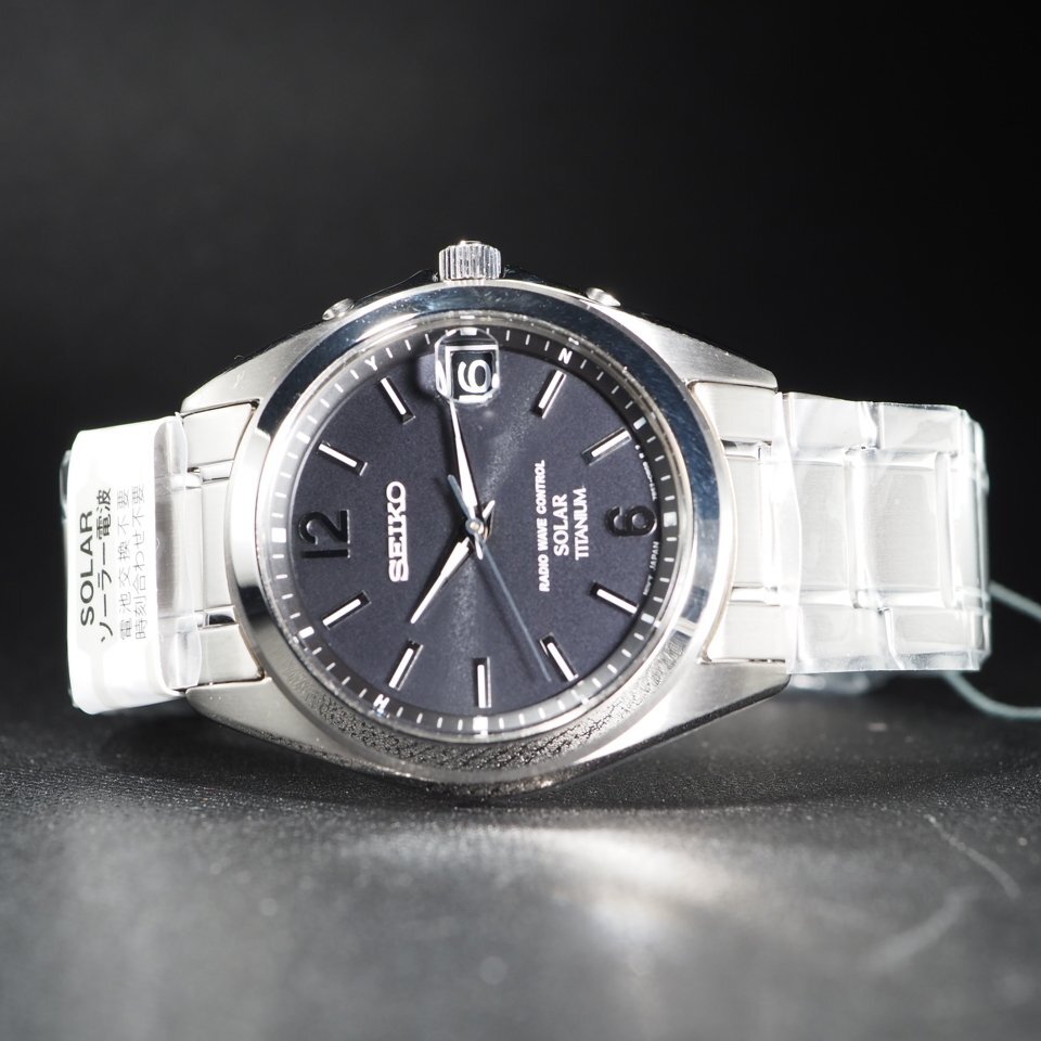 ◆1円~/未使用/超美品◆ SEIKO セイコー スピリット SBTM229 7B52-0AM0 チタン 電波ソーラー 未使用 ストック品 メンズ 腕時計 「27792」_画像5