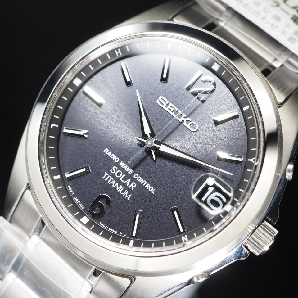 ◆1円~/未使用/超美品◆ SEIKO セイコー スピリット SBTM229 7B52-0AM0 チタン 電波ソーラー 未使用 ストック品 メンズ 腕時計 「27792」_画像3