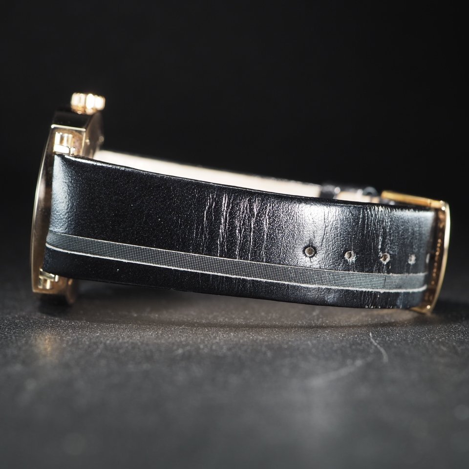 ◆50本限定希少モデル◆ CHAUMET ショーメ ダンディパワーリザーブ K18PG 革 W11884-25B 手巻き スモセコ メンズ 腕時計 箱 保 「27769」_画像6