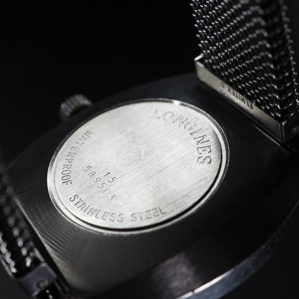 ■1円～■ LONGINES ロンジン ADMIRAL アドミラル 5スター SS 自動巻 文字盤 シルバー USED品 稼働 メンズ 腕時計「27340」_画像8