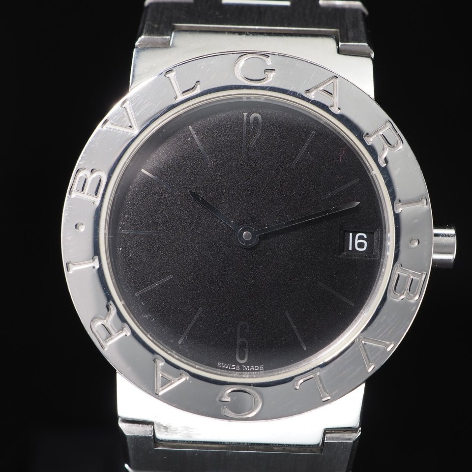 ◆1円～◆ BVLGARI ブルガリブルガリ BB30SS QZ 電池交換済み SS USED 稼働 ボーイズ メンズ 腕時計 「27799」_画像2