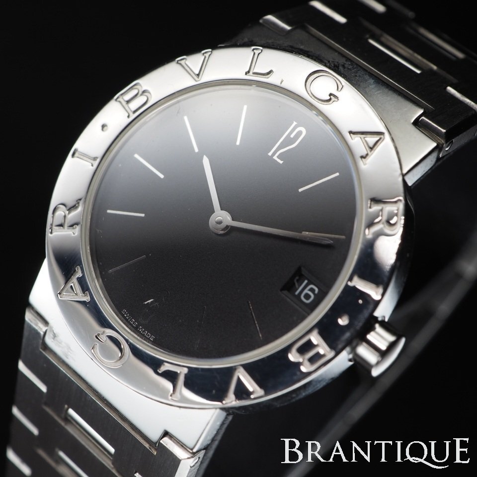 ◆1円～◆ BVLGARI ブルガリブルガリ BB30SS QZ 電池交換済み SS USED 稼働 ボーイズ メンズ 腕時計 「27799」_画像1