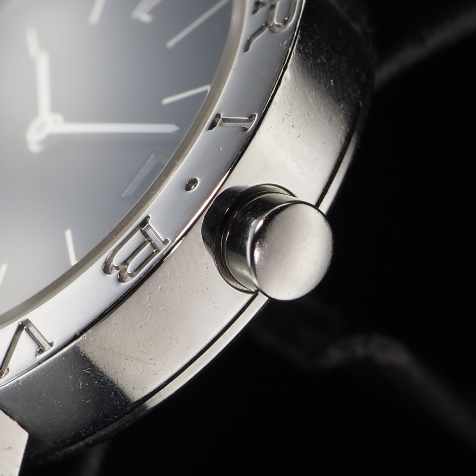 ◆1円～◆ BVLGARI ブルガリブルガリ BB30SS QZ 電池交換済み SS USED 稼働 ボーイズ メンズ 腕時計 「27799」_画像4