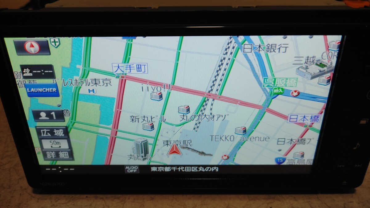 ★☆彡スバル純正 NSZN-W70D 7インチワイド 地図19年 フルセグ DVD Bluetooth USB_画像2