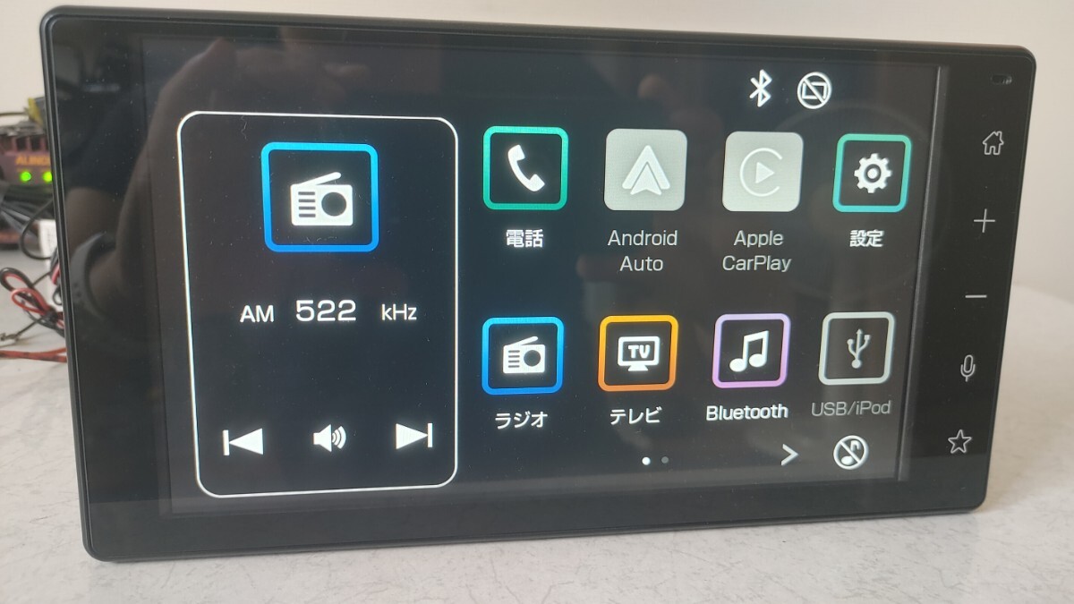 ★☆彡ダイハツ純正 9インチディスプレイオーディオ Bluetooth/フルセグ/ラジオ/AppleCarPlay/Android Auto/USB/iPOD/_画像2