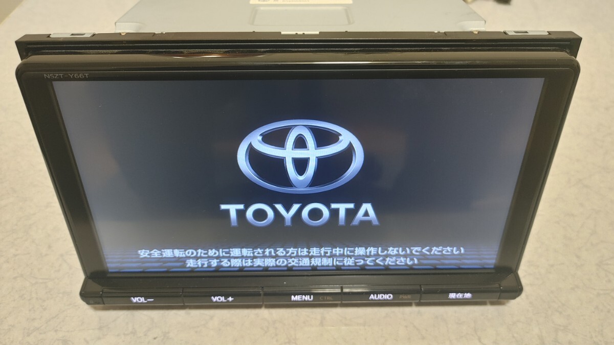 ★☆彡トヨタ純正 NSZT-Y66T メモリーナビ Bluetooth 地図データ17年★9インチ HDMI_画像1