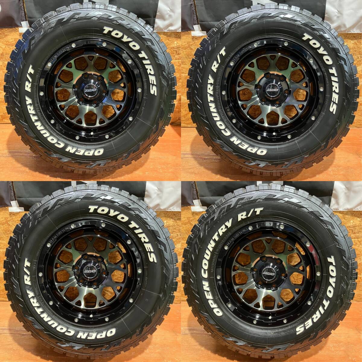 RAYS TEAM DAYTONA Rays команда Daytona M9+ 17 дюймовый 8J +20 6 дыра 139.7 spew groove TOYO 265/70R17 150 серия Prado FJ Cruiser и т.д. 
