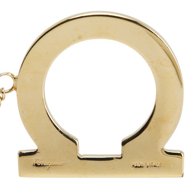  Salvatore Ferragamo gun chi-ni шарф кольцо Gold металлизированный женский Salvatore Ferragamo [ б/у ]