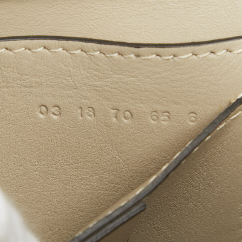 クロエ ロイ ハンドバッグ ショルダーバッグ 2WAY グレージュ エナメル レザー レディース Chloe 【中古】_画像10