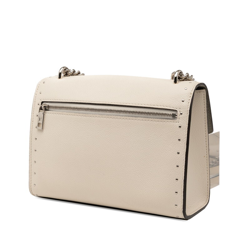 ルイ ヴィトン LVロゴツイストロック マイロックミーBB スタッズ チェーン ショルダーバッグ M51495 オフホワイト LOUIS VUITTON【中古】_画像2