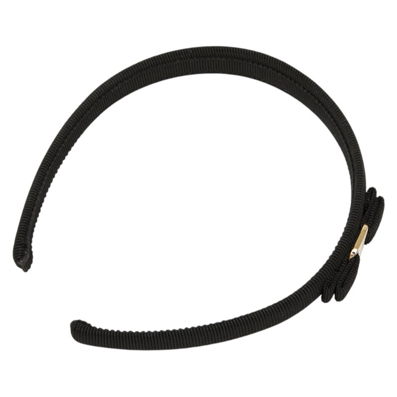  Salvatore Ferragamo vala лента лента-ободок черный нейлон женский Salvatore Ferragamo [ б/у ]