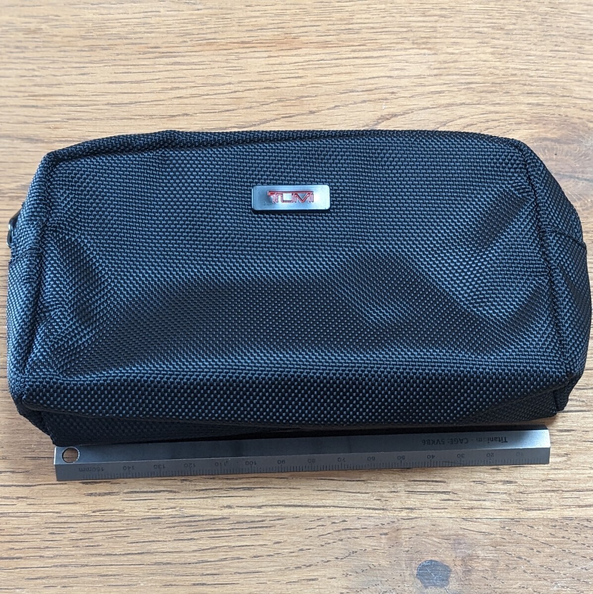 【1円〜未使用新品】TUMI×DELTA(トゥミ×デルタ航空)/ナイロンポーチ 17x11x4cm 3128_画像3