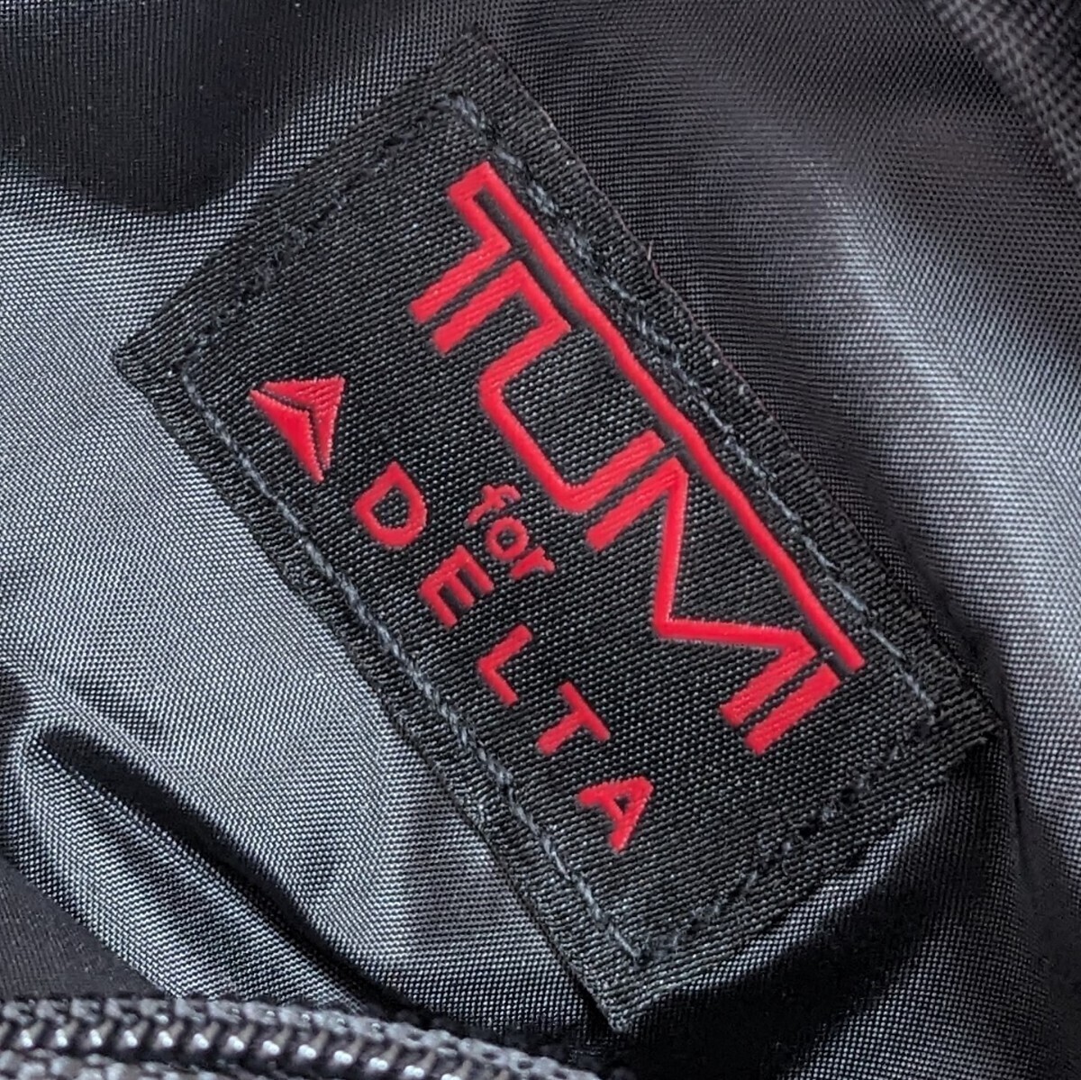 【1円〜未使用新品】TUMI×DELTA(トゥミ×デルタ航空)/ナイロンポーチ 17x11x4cm 3128_画像5
