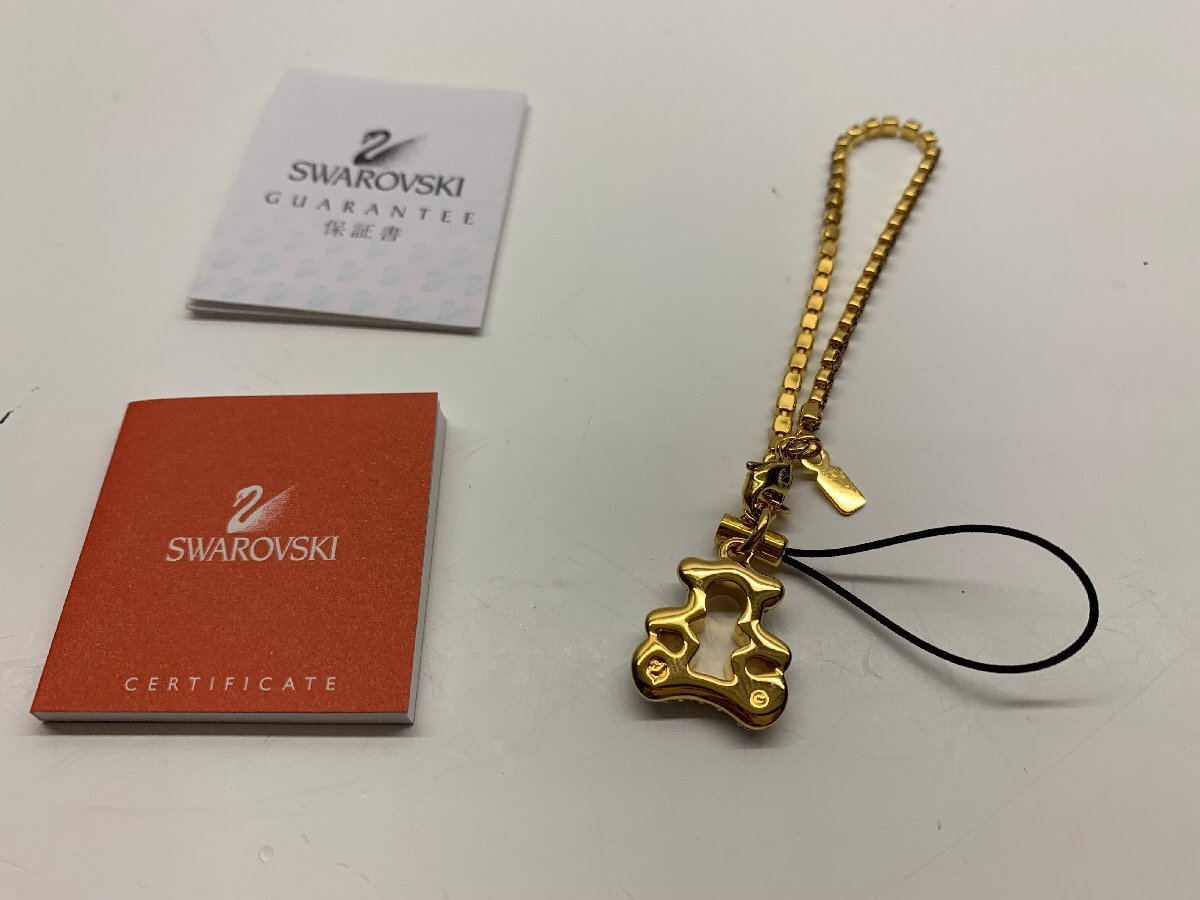 Swarovski スワロフスキー ストラップ クマ 箱付き_画像4